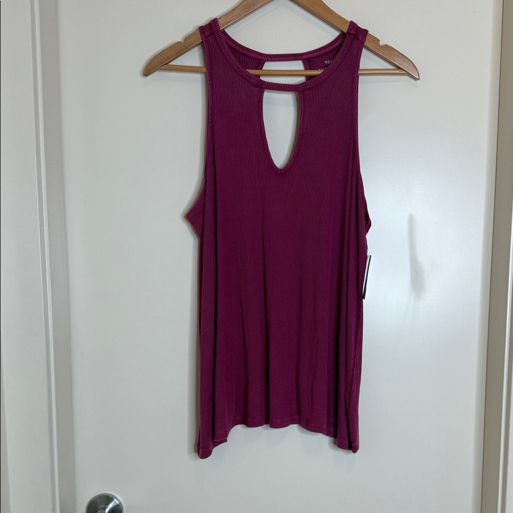 Torrid Ribbed Cutout Tank Top